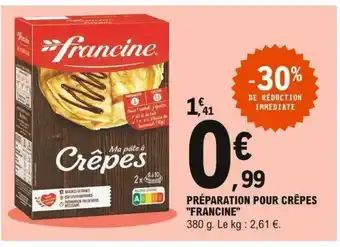 E.Leclerc Préparation pour crêpes offre