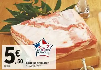 E.Leclerc Poitrine demi-Sel offre
