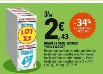 E.Leclerc Dragées Sans Sucres offre
