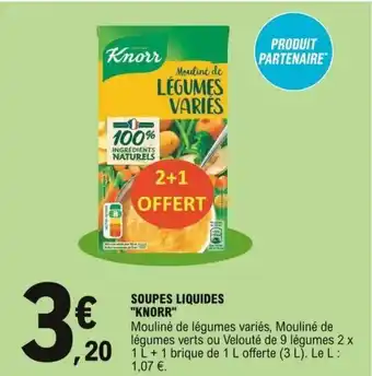 E.Leclerc Soupes Liquides offre
