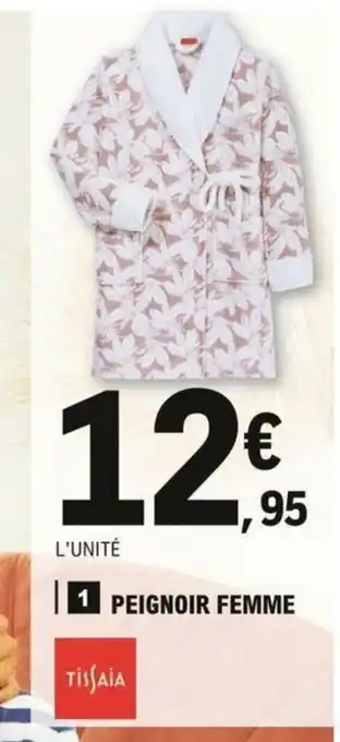 E.Leclerc Peignoir Femme offre