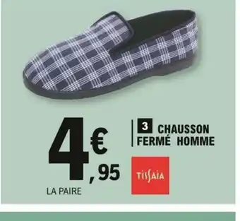 E.Leclerc Chausson Fermé Homme offre