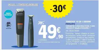 E.Leclerc Tondeuse 10 En 1 Groomi Philips offre