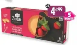 Maximo 9 Tartelettes sablées au beurre offre
