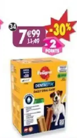 Maximo Pedigree Dentastix 28 bâtonnets anti-tartre offre