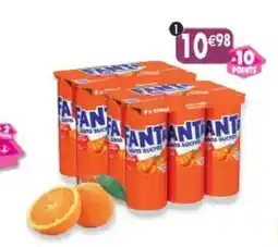 Maximo Lot de 2 packs de 6 boîtes de fanta orange sans sucres offre