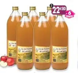 Maximo Lot de 6 bouteilles de pur jus de pomme trouble de Lorraine offre