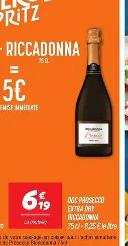 Netto Riccadonna Doc prosecco extra dry offre