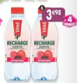 Maximo Lot de 2 bouteilles de Vittel + recharge fruits rouges offre