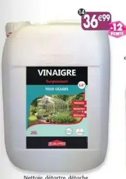 Maximo Vinaigre de nettoyage surpuissant 14° offre