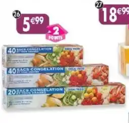 Maximo Lot de 100 sacs congélation assortis offre