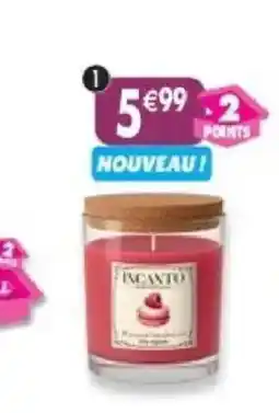 Maximo Bougie Macaron framboise offre