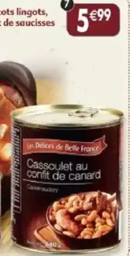 Maximo Cassoulet de Castelnaudary au confit de canard offre