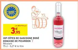 Intermarché IGP CÔTES DE GASCOGNE ROSÉ DOMAINE DE PICARDON offre