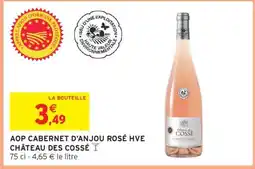 Intermarché AOP CABERNET D'ANJOU ROSÉ HVE CHÂTEAU DES COSSÉ offre