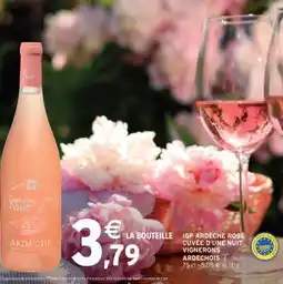 Intermarché IGP ARDÈCHE ROSÉ CUVÉE D'UNE NUIT offre