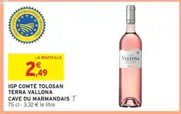 Intermarché IGP COMTÉ TOLOSAN TERRA VALLONA CAVE DU MARMANDAIS offre