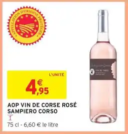 Intermarché AOP VIN DE CORSE ROSÉ SAMPIERO CORSO offre