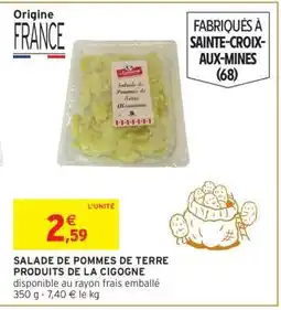 Intermarché SALADE DE POMMES DE TERRE PRODUITS DE LA CIGOGNE offre