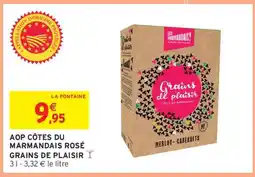 Intermarché AOP CÔTES DU MARMANDAIS ROSÉ GRAINS DE PLAISIR offre
