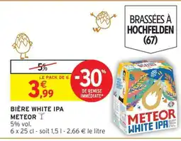 Intermarché BIÈRE WHITE IPA “METEOR” offre