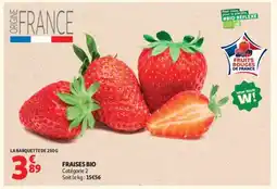 Auchan Fraises Bio offre