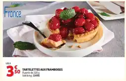 Auchan TARTELETTES AUX FRAMBOISES offre