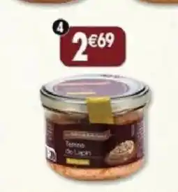 Maximo Terrine de lapin à la moutarde offre