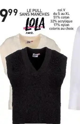 Stokomani Le Pull sans Manches offre