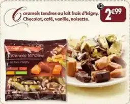 Maximo Caramels tendres au lait frais d'isigny 4 parfums offre