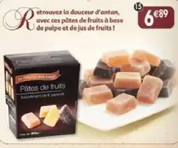 Maximo Pâtes de fruits, assortiment de 6 saveurs offre