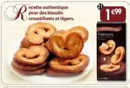 Maximo Palmiers feuilletés offre