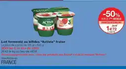 Monop' ACTIVIA Lait fermenté au bifidus fraise offre