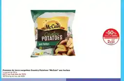 Monop' MCCAIN Pommes de terre surgelées Country Potatoesaux herbes offre