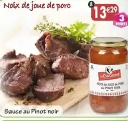 Maximo Noix de joue de porc au pinot noir offre