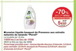 Monop' PERSIL Lessive liquide bouquet de Provence aux extraits naturels de lavande offre