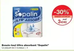 Monop' SOPALIN Essuie-tout Ultra absorbant offre