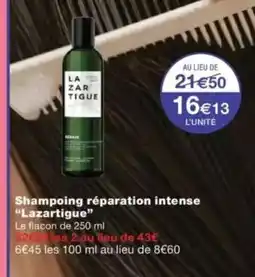 Monop' LAZARTIGUE Shampoing réparation intense offre
