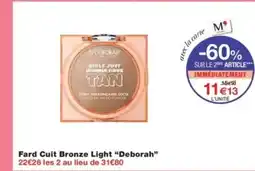 Monop' DEBORAH Fard Cuit Bronze Light offre