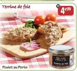Maximo Terrine de foie de poulet au porto offre