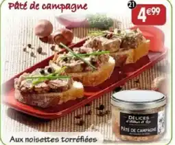 Maximo Pâté de campagne aux noisettes torréfiées offre