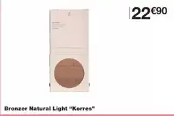 Monop' KORRES Bronzer Natural Light offre
