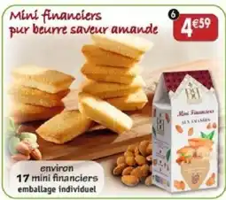 Maximo Mini financiers pur beurre saveur amande offre