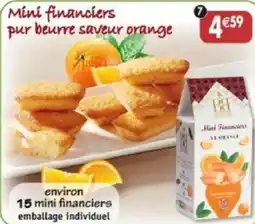 Maximo Mini financiers pur beurre saveur orange offre