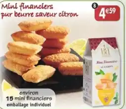 Maximo Mini financiers pur beurre saveur citron offre