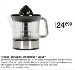 Monop' LIVOO Presse-agrumes électrique offre