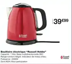 Monop' RUSSELL HOBBS Bouilloire électrique offre