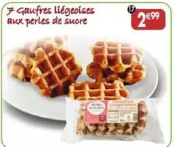 Maximo 7 Gaufres liégeoises aux perles de sucre offre