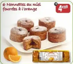 Maximo 6 Nonnettes au miel fourrées à l'orange offre