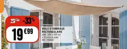 La Foir'Fouille Voile d'ombrage rectangulaire offre